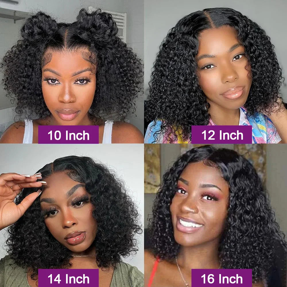 Short Bob Curly 13x4 Lace