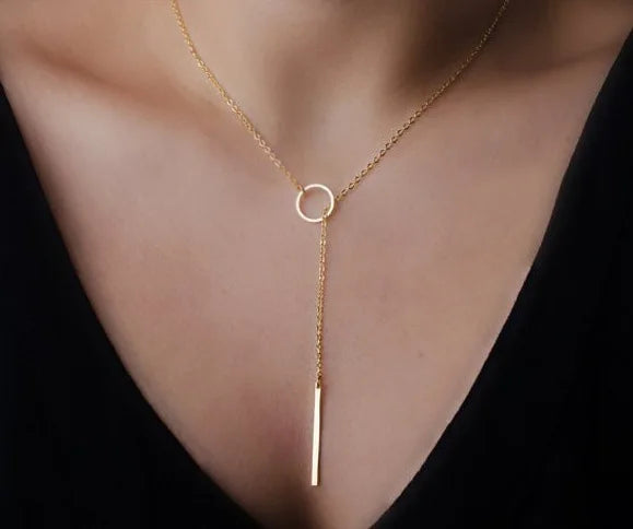 Metal Round Necklace
