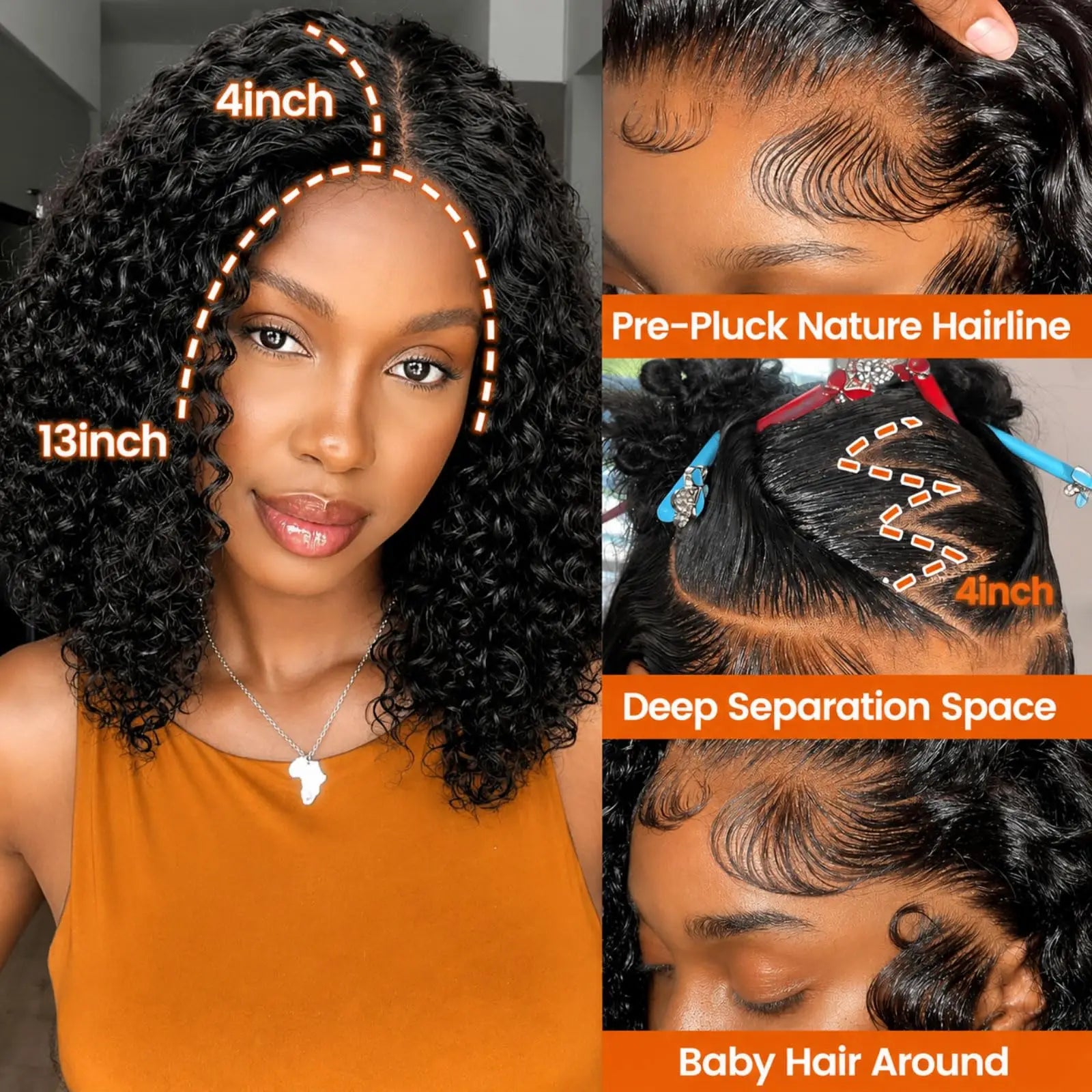 Deep Wave Bob Wig