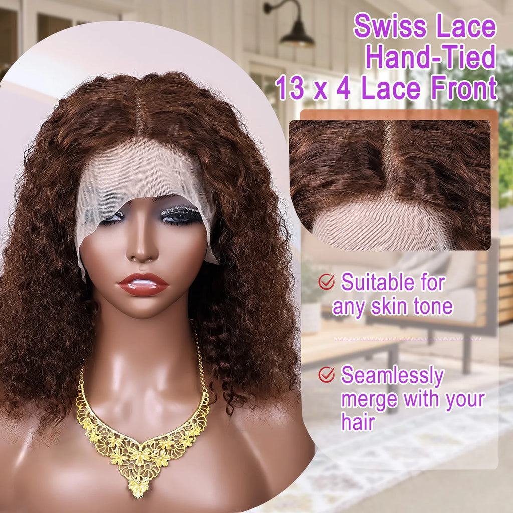 Curly Short Bob Human Hair