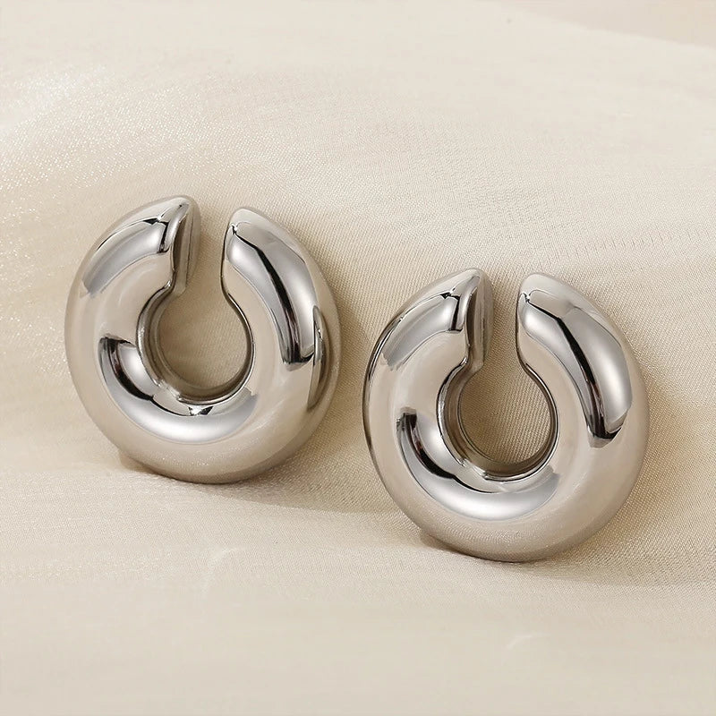 1 Pair Smooth Round C Shape Clip