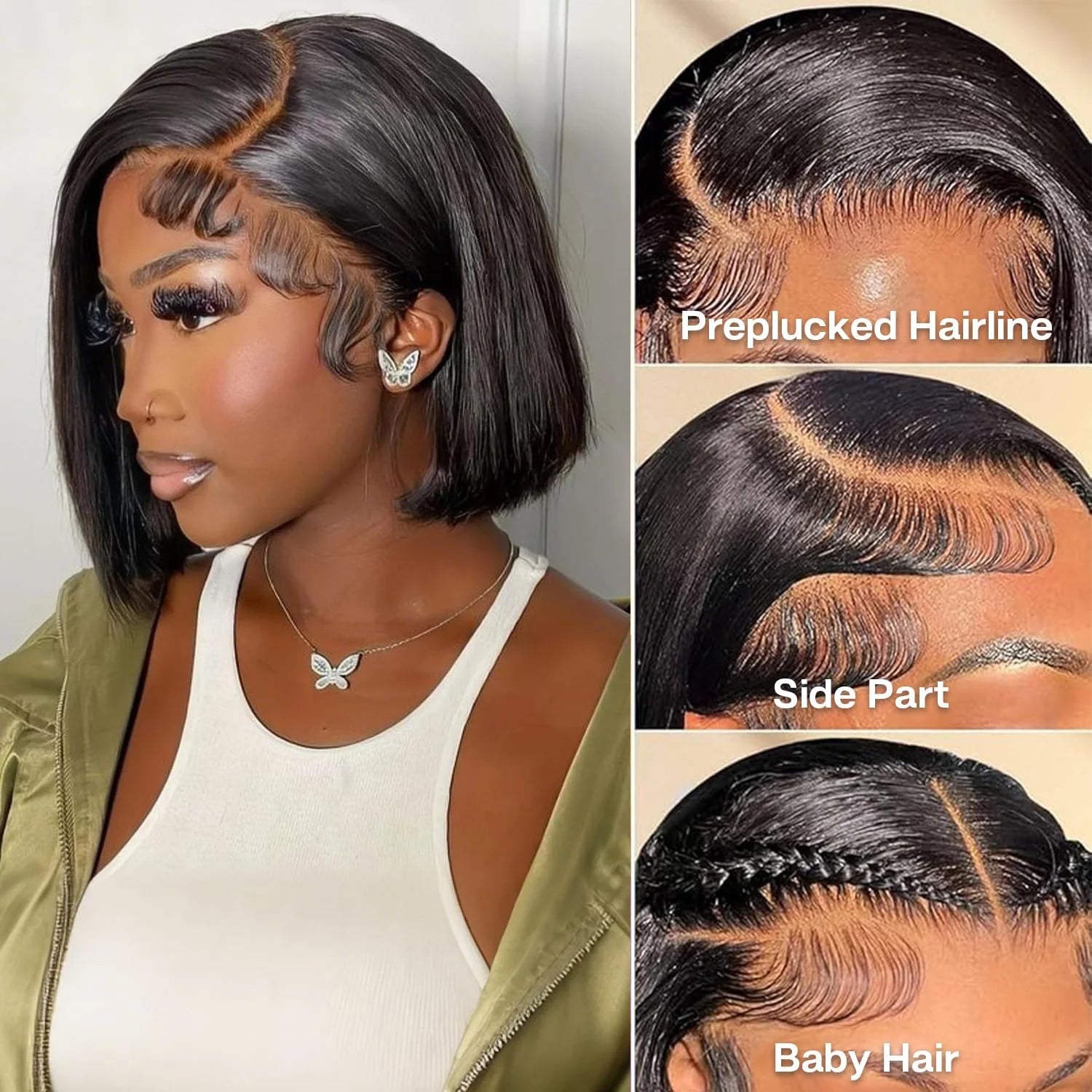 Bob Wig Human Hair