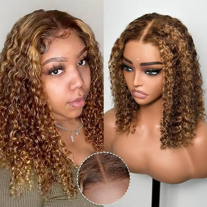 Curly Bob Wig
