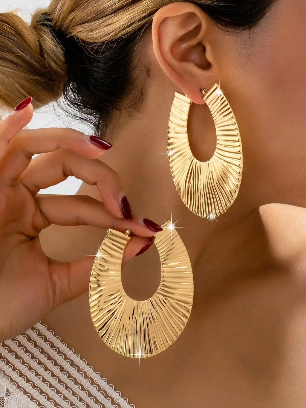 A Pair of Exaggerated,