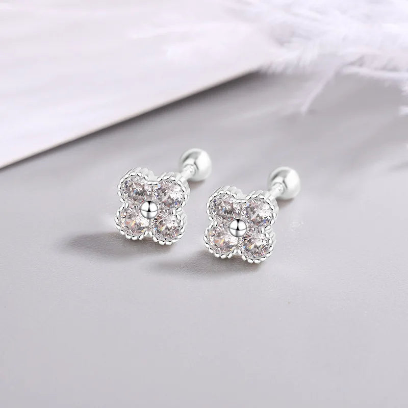 Zircon Small Piercing Stud Earring