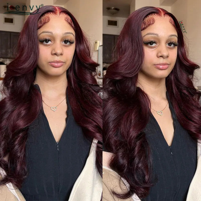 99J Burgundy Body Wave
