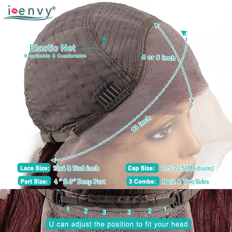 99J Burgundy Body Wave
