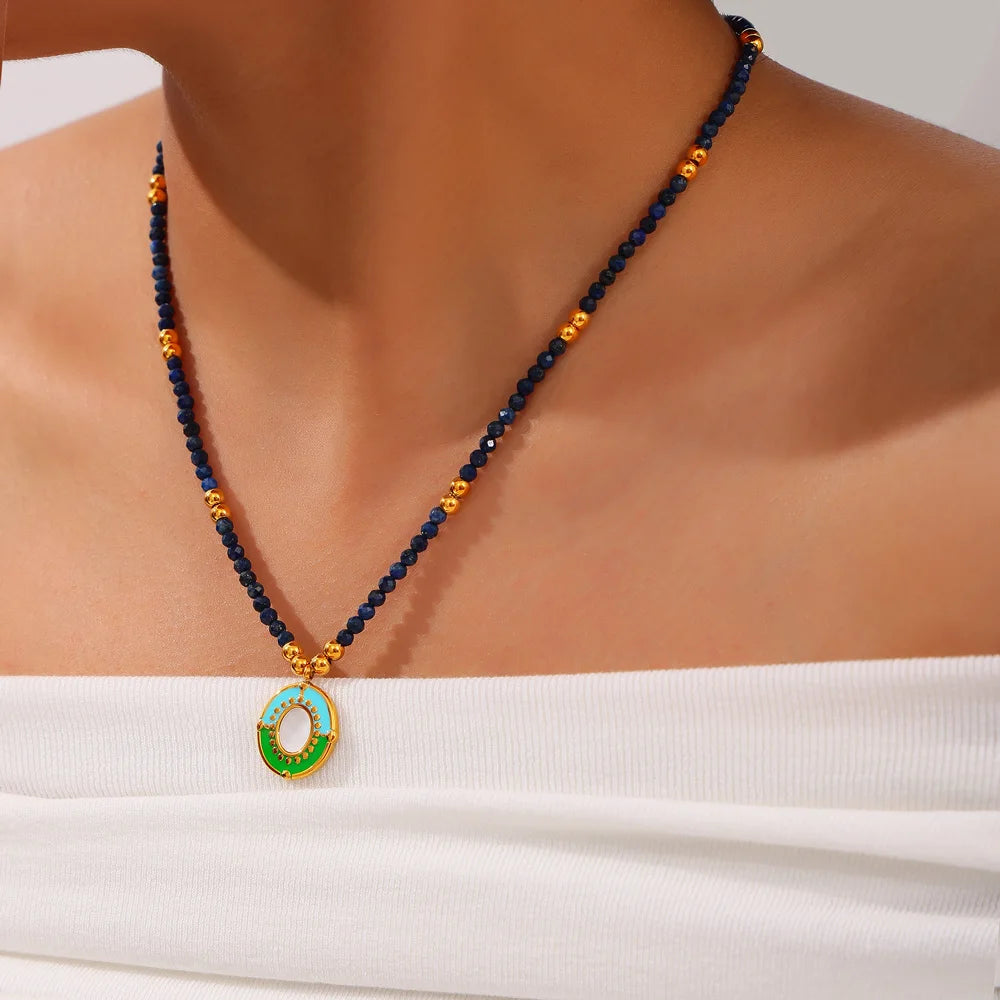 Necklace Set Portrait Stainless Steel