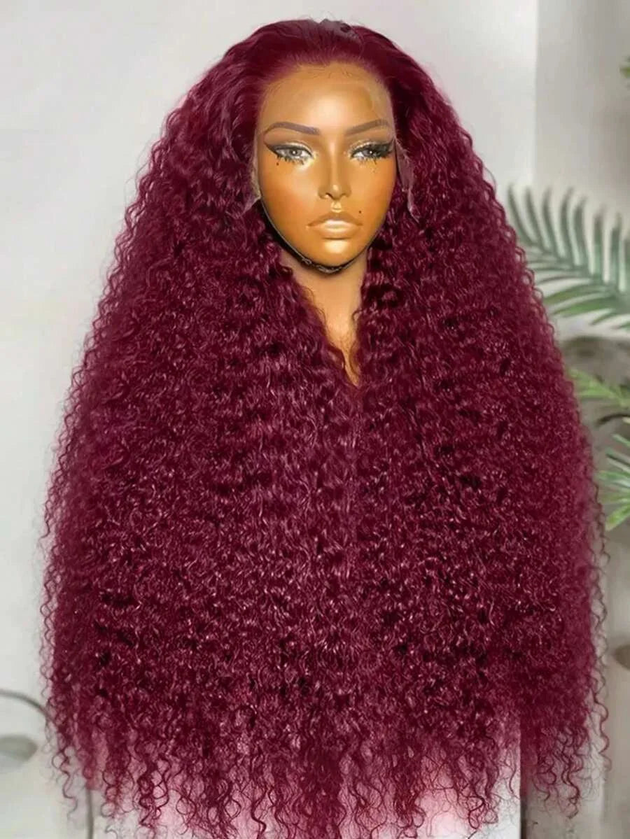 Burgundy Wig Human Hair
