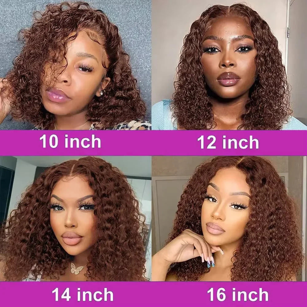 Curly Short Bob Human Hair