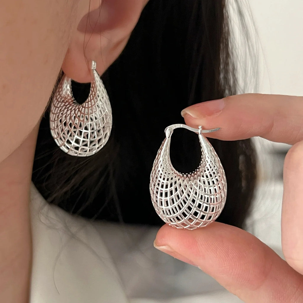 Big Web Earring