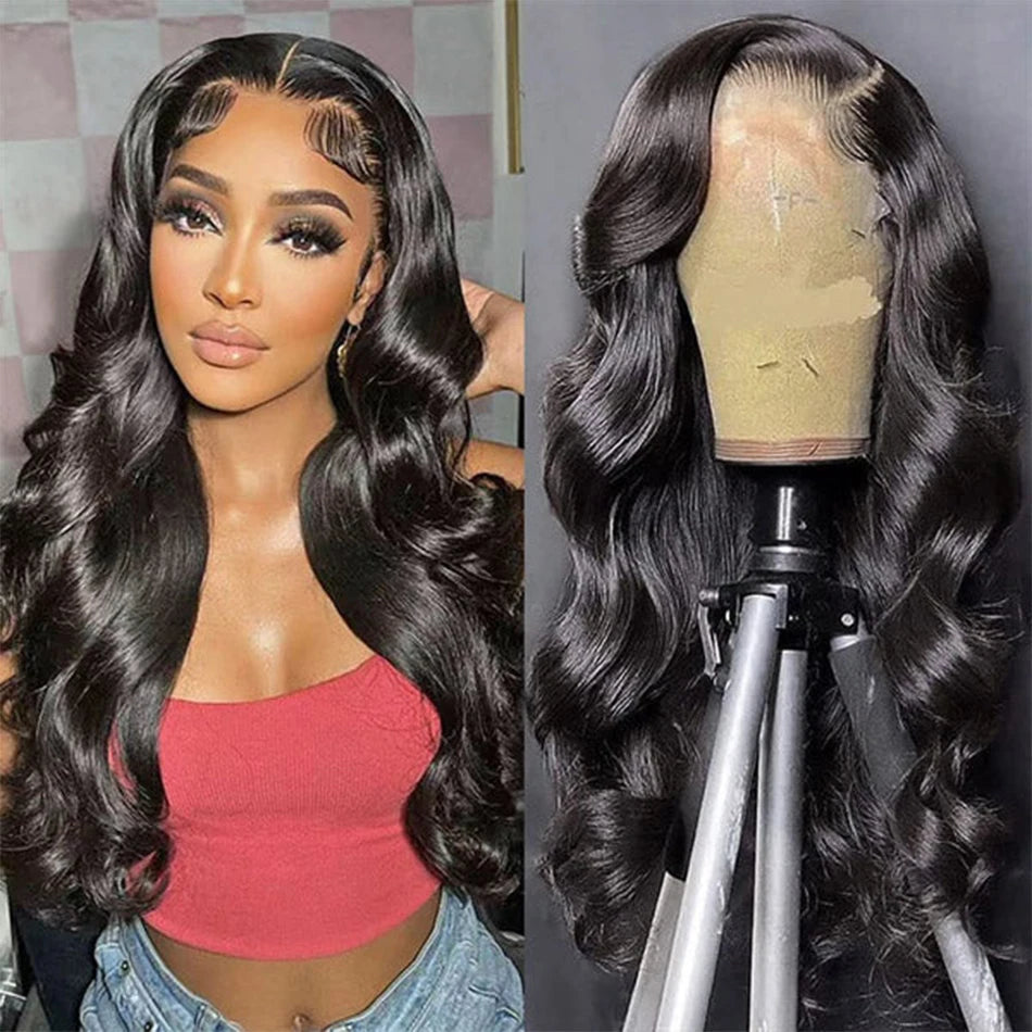 13x4 HD Transparent Lace Front Human Hair Wigs