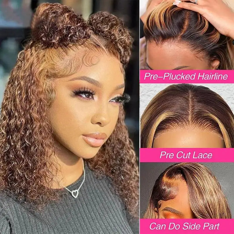 Curly Bob Wig