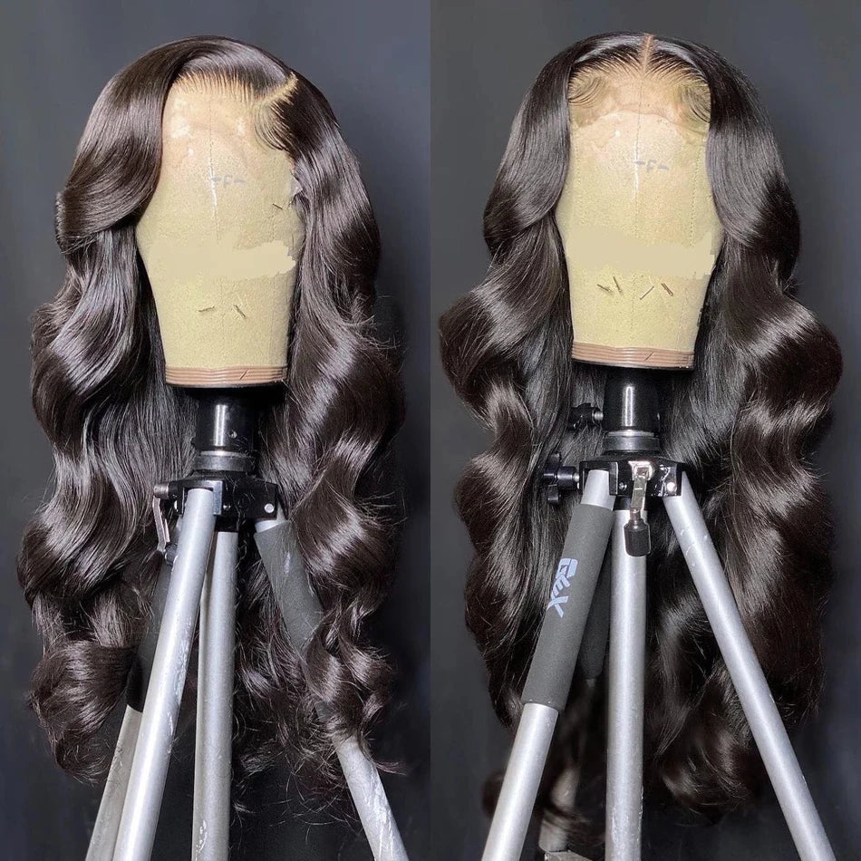 13x4 HD Transparent Lace Front Human Hair Wigs