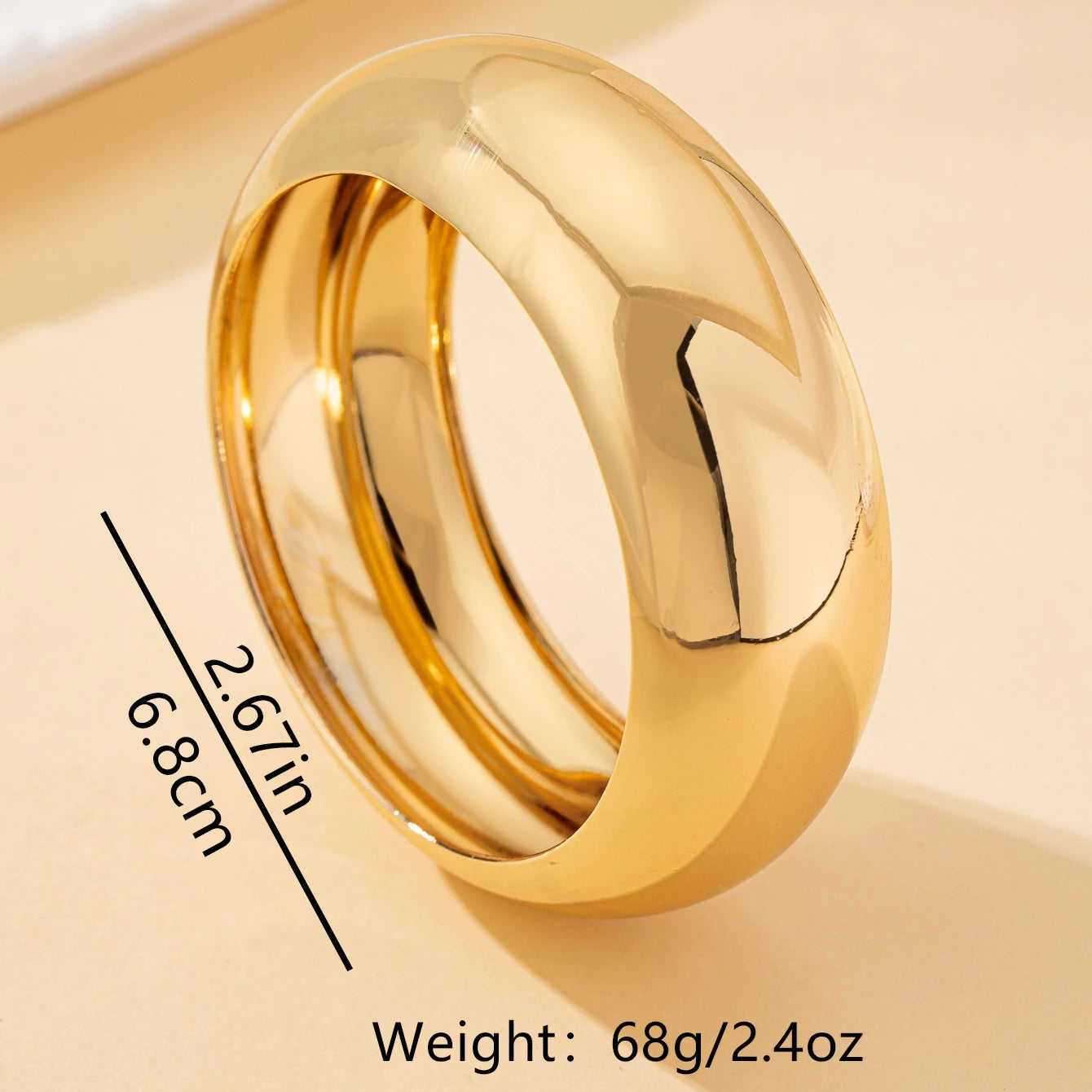 Bracelet with a Wide,