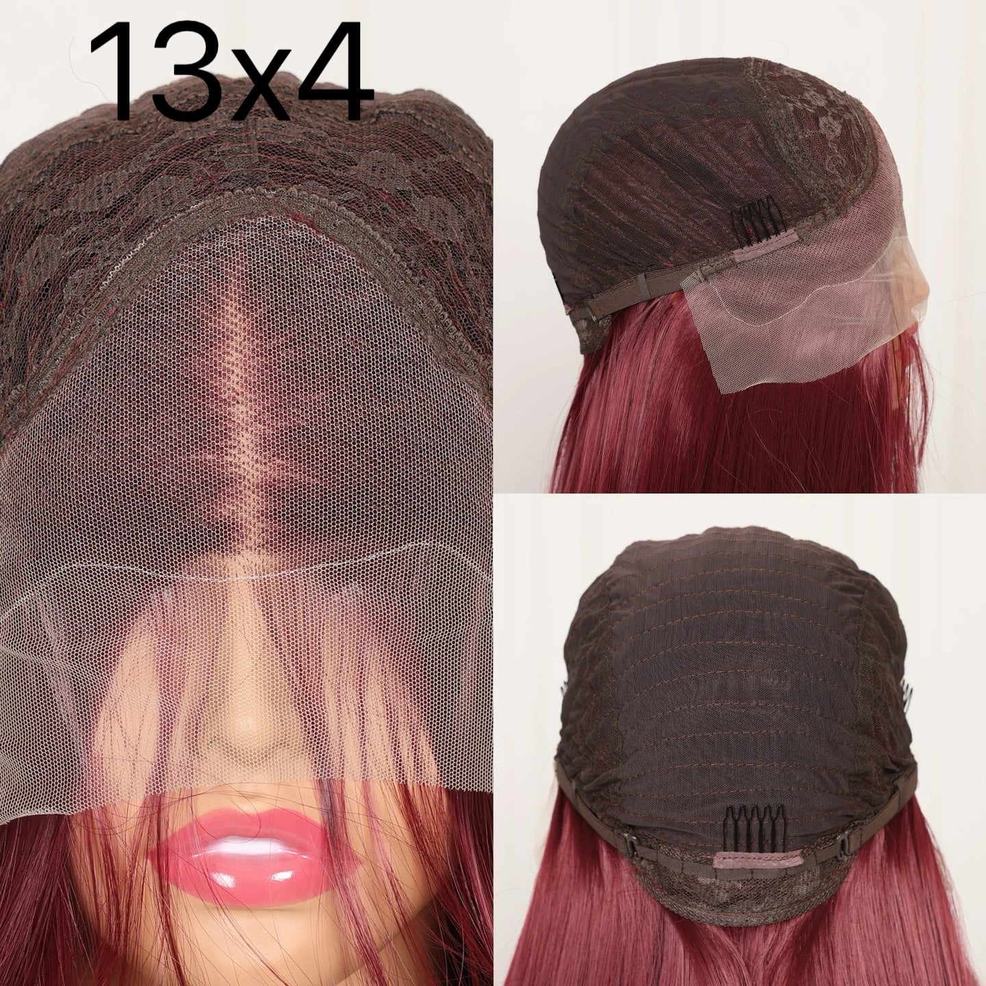 Red Burgundy Color Loose Wave