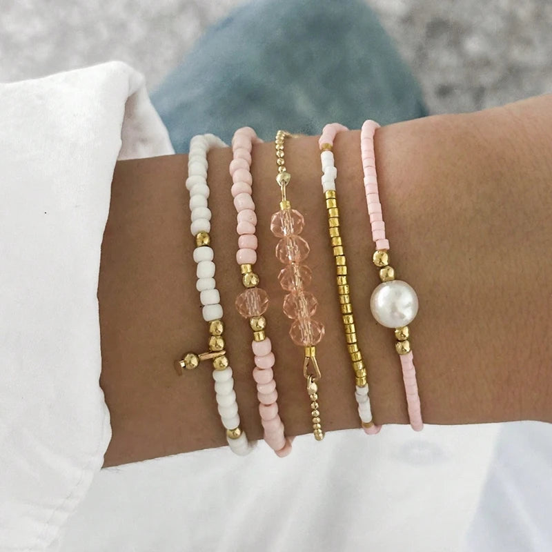 Crystal Beaded Bracelet