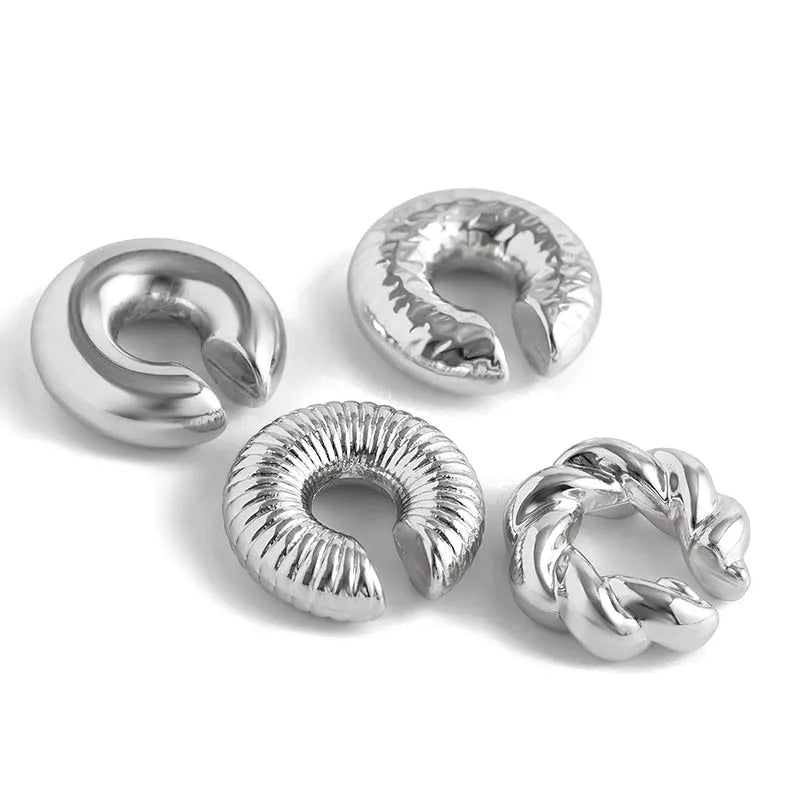 1 Pair Smooth Round C Shape Clip