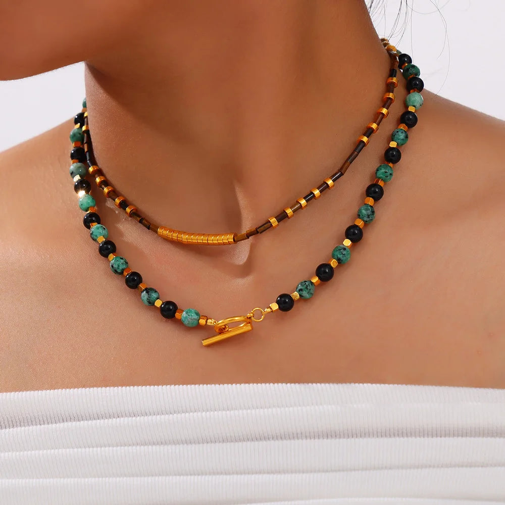Necklace Set Portrait Stainless Steel
