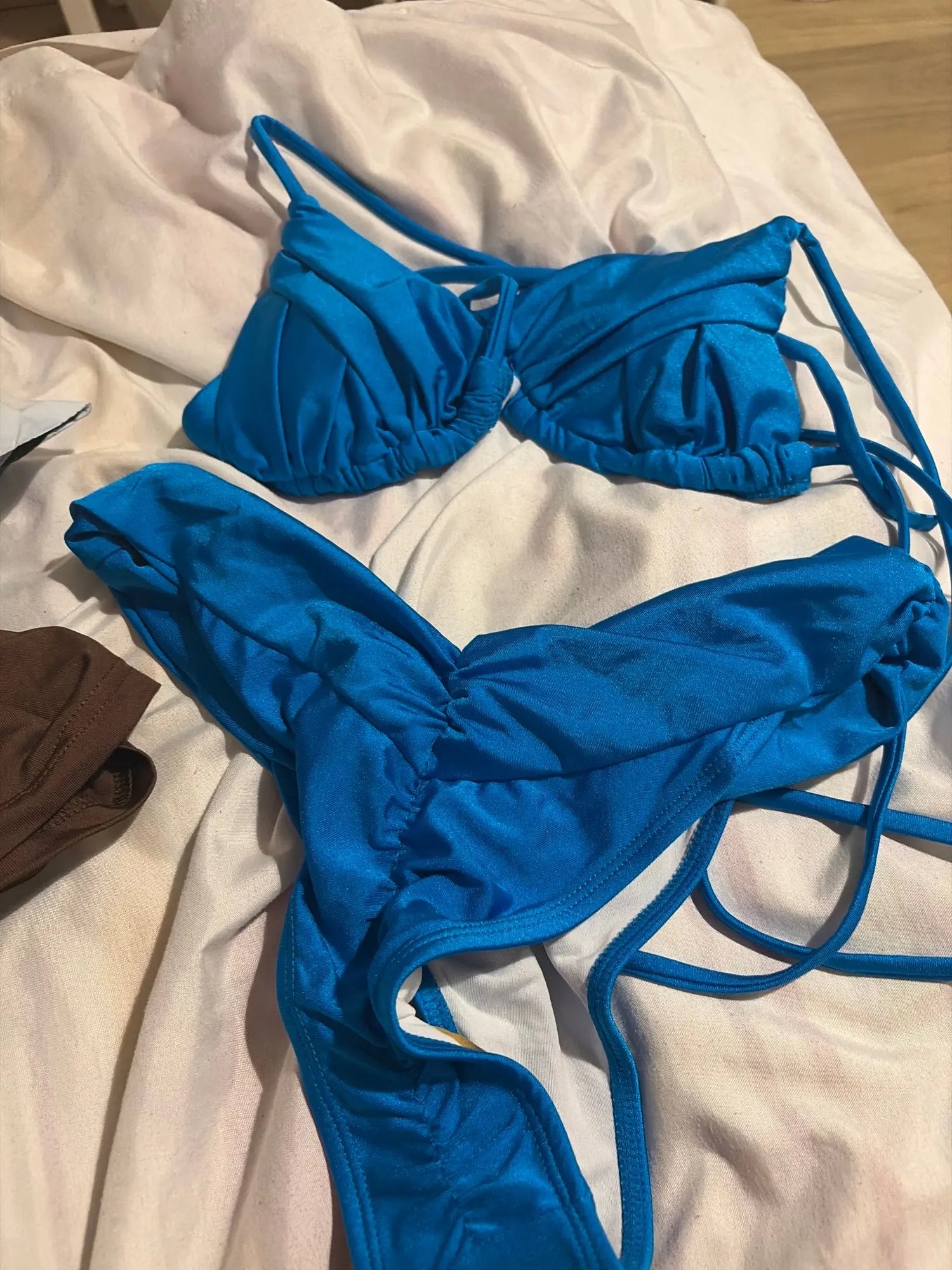 Sexy Folds Bikini Set