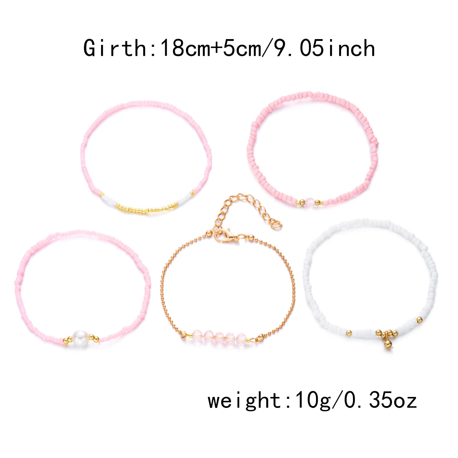 Crystal Beaded Bracelet
