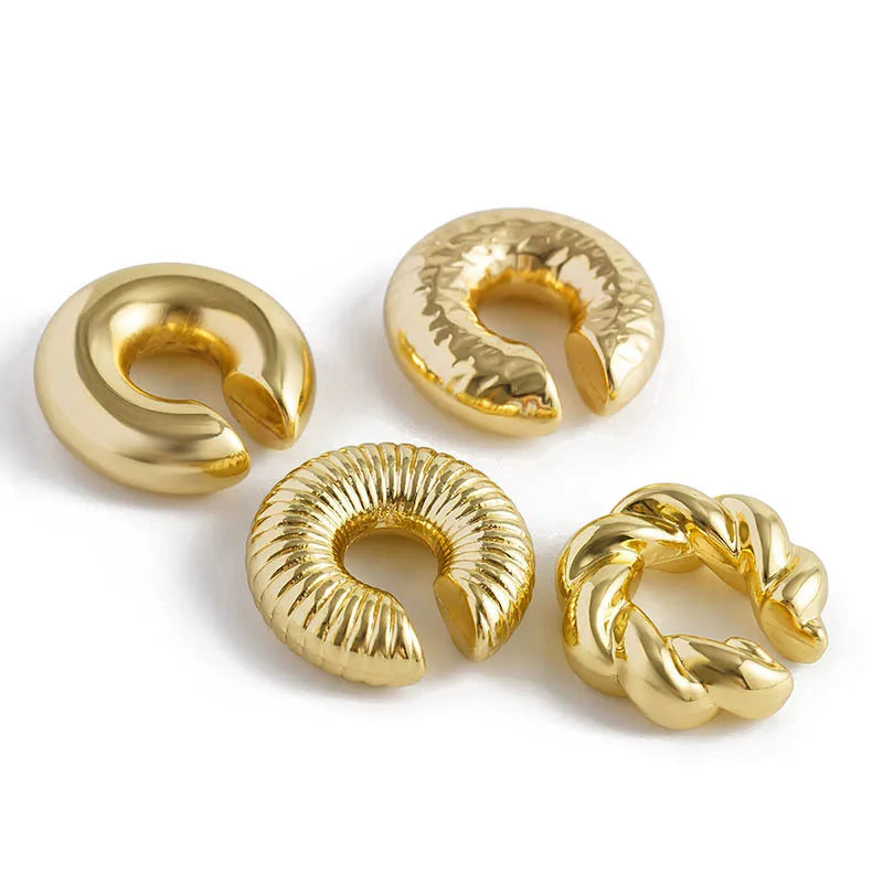 1 Pair Smooth Round C Shape Clip