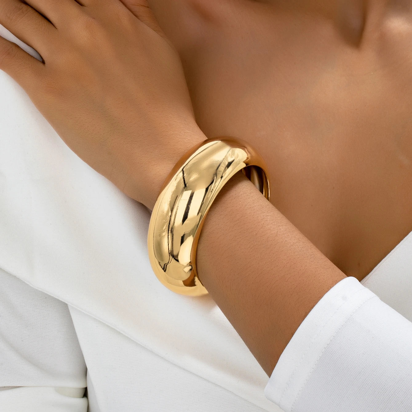 Bracelet with a Wide,