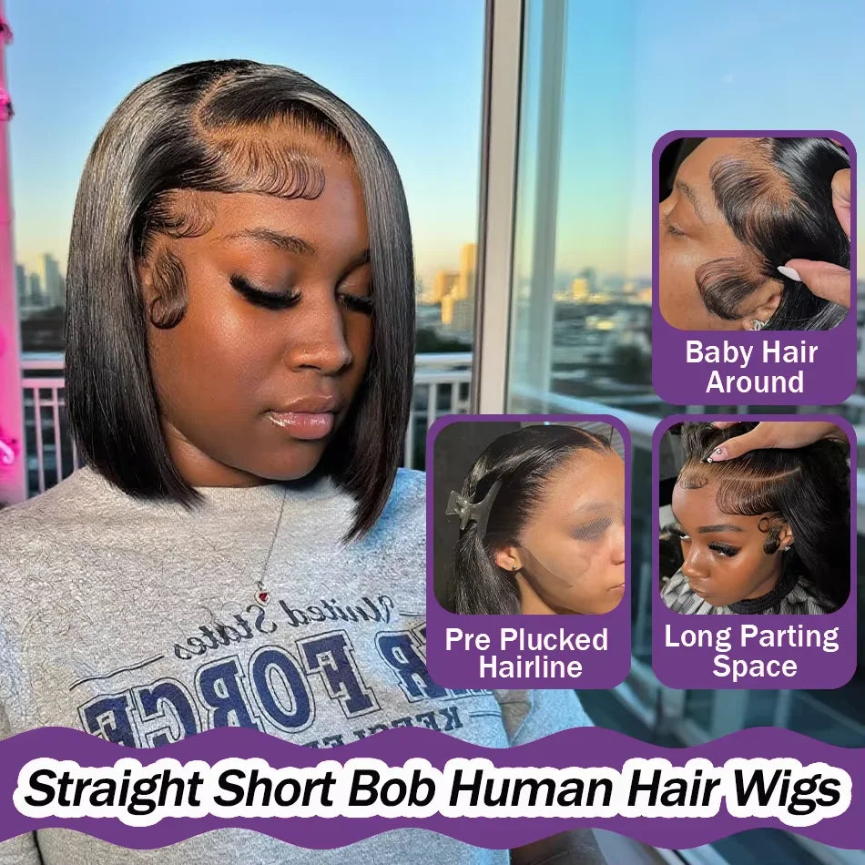 Bob Wig Human Hair