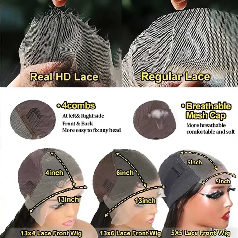Straight Lace Front Wigs