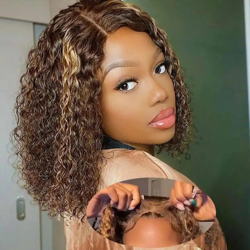 Curly Bob Wig