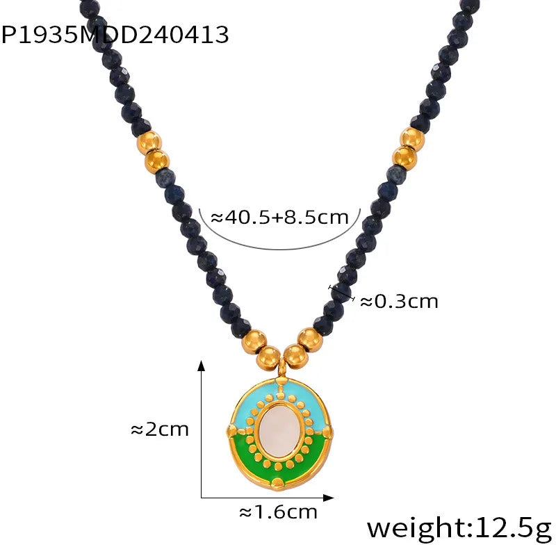 Necklace Set Portrait Stainless Steel
