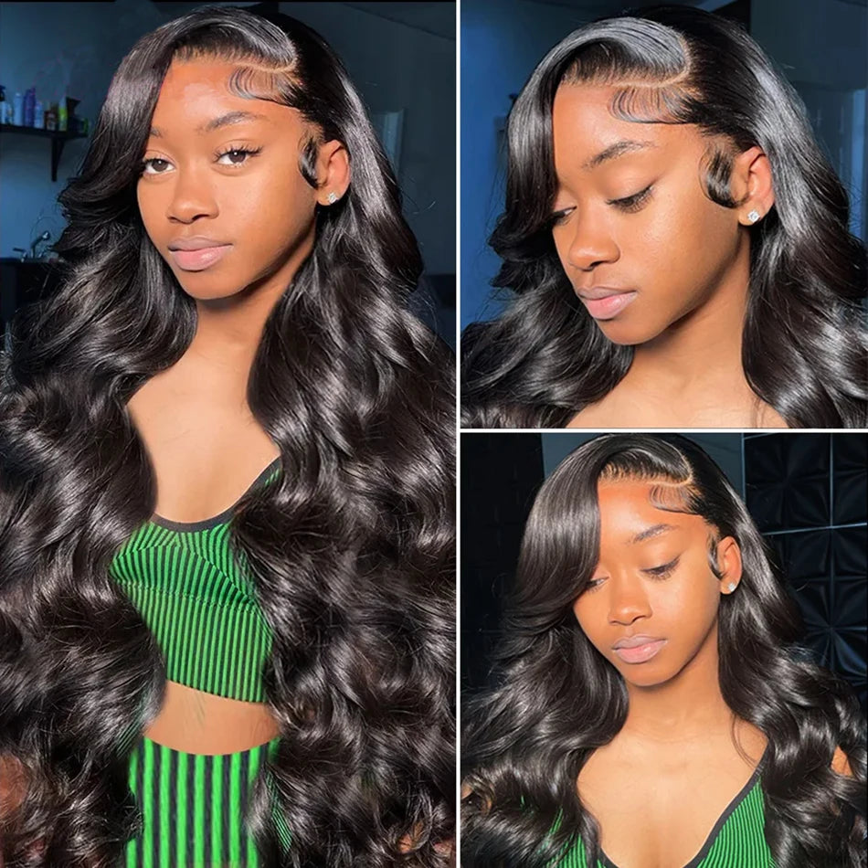 13x4 HD Transparent Lace Front Human Hair Wigs