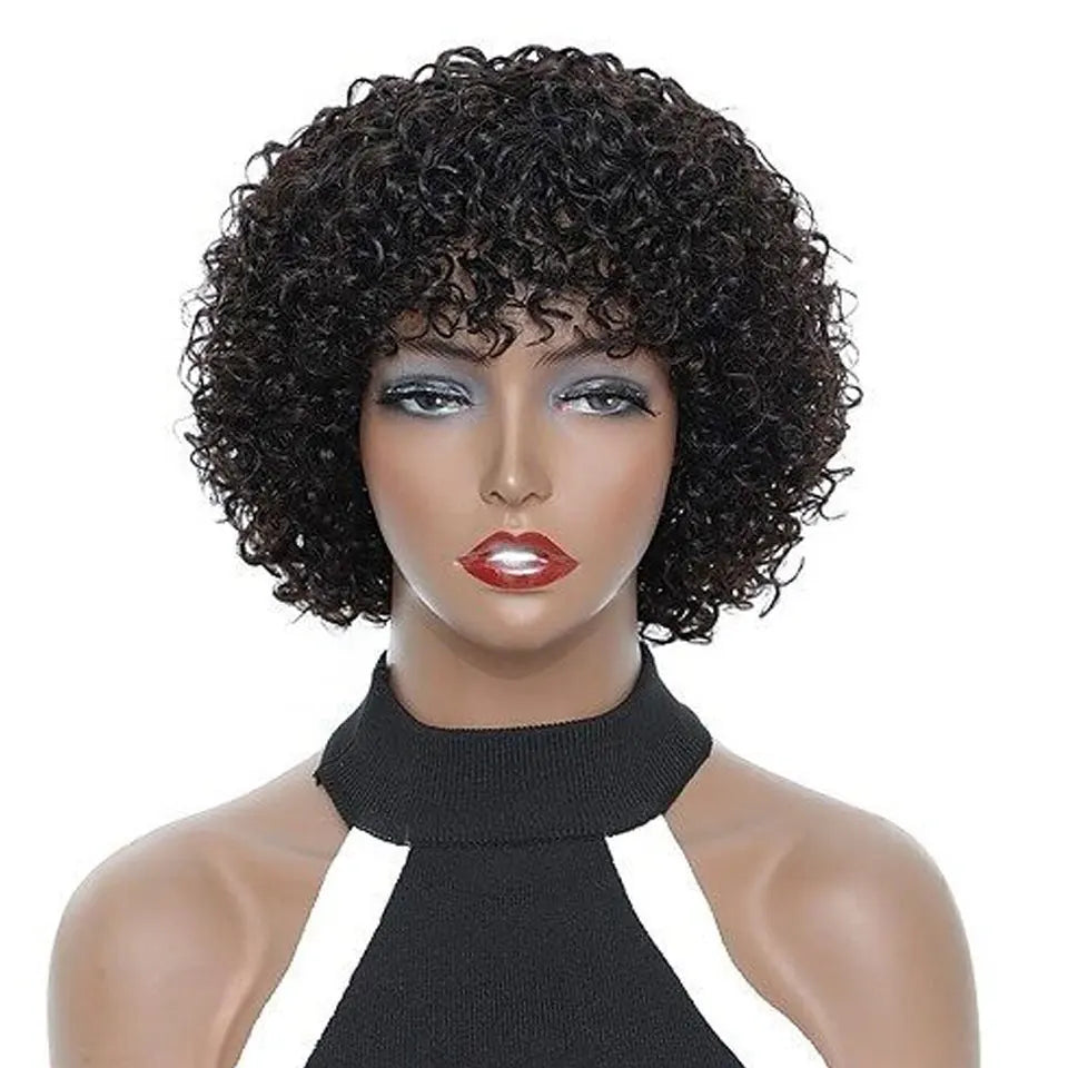 Sale Short Pixie Curly Bob