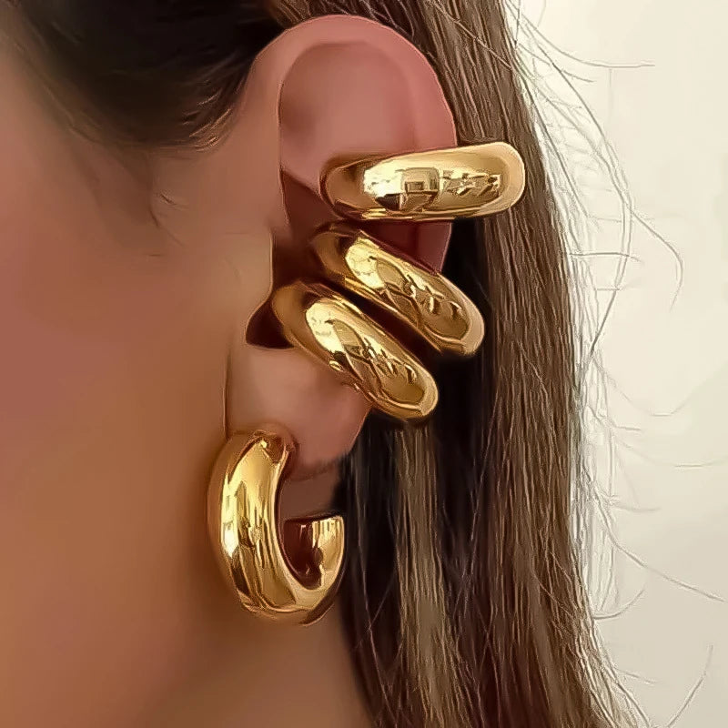 1 Pair Smooth Round C Shape Clip