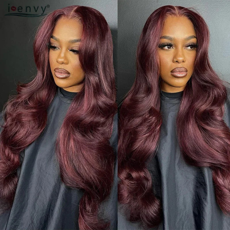 99J Burgundy Body Wave