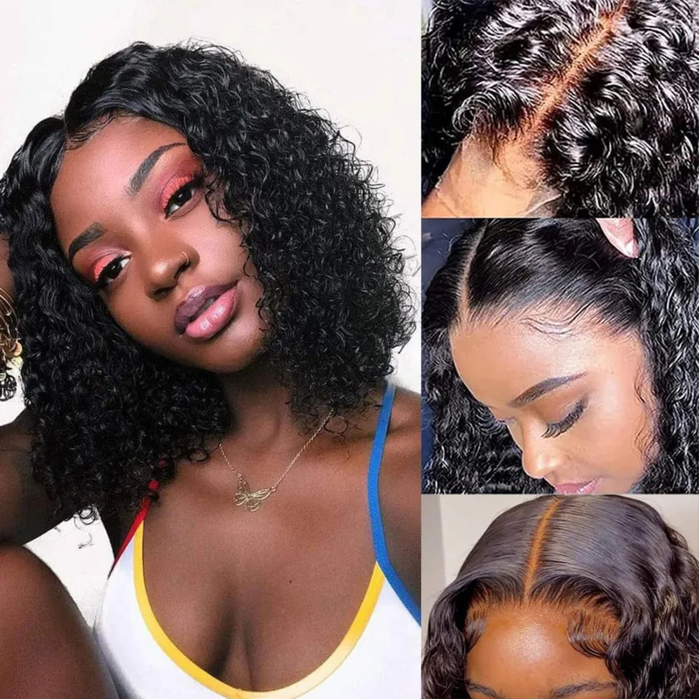 Short Bob Curly 13x4 Lace