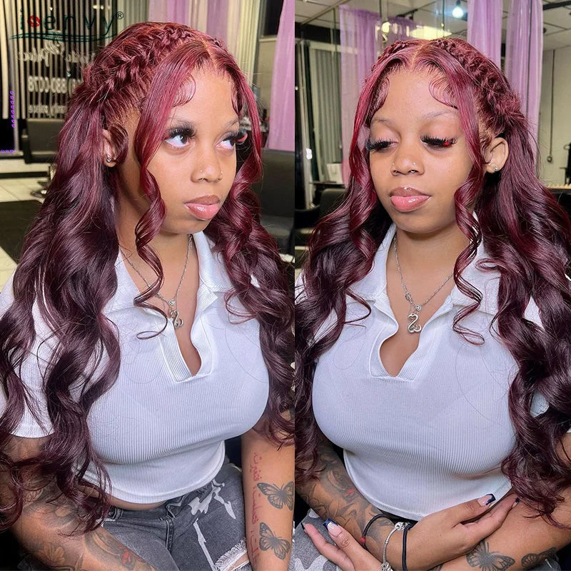 99J Burgundy Body Wave