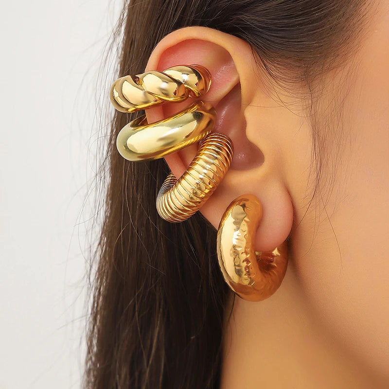 1 Pair Smooth Round C Shape Clip